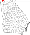 Georgia Catoosa County Map.png
