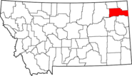 Map of Montana highlighting Roosevelt County.png
