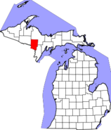 Michigan, Dickinson County Locator Map.png