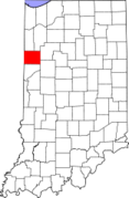 Indiana, Benton County Locator Map.png