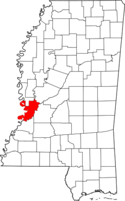 Map of Mississippi highlighting Warren County.png