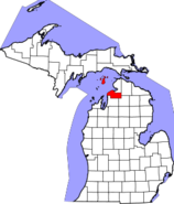 Michigan, Charlevoix County Locator Map.png