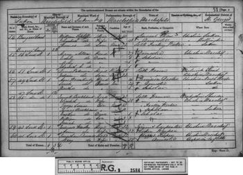An example of a 1861 census record
