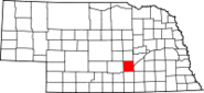 200px-Map of Nebraska highlighting Hall County svg.bmp