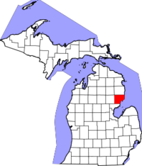 Michigan, Iosco County Locator Map.png