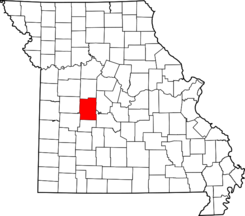 Missouri Benton County Map.png