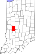 Indiana, Putnam County Locator Map.png