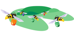 Bees-44503 640.png