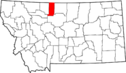 Map of Montana highlighting Liberty County.png