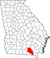 Georgia Clinch County Map.png