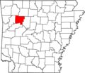 Arkansas, Johnson County Locator Map.png