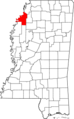 200px-Map of Mississippi highlighting Coahoma County svg.png