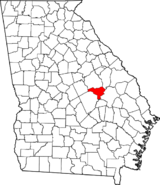 Georgia Johnson County Map.png
