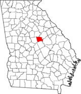 Georgia Baldwin County Map.png