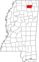 Map of Mississippi highlighting Union County.png