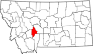Map of Montana highlighting Broadwater County.png