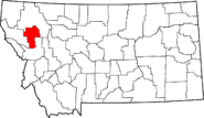 Map of Montana highlighting Lake County.png
