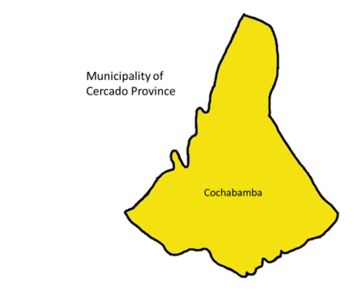 Cercado (Cochabamba) Province Map.png