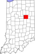 Indiana, Grant County Locator Map.png