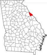 Georgia Lincoln County Map.png