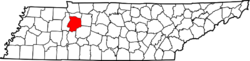 Location of Humphreys County, Tennessee.PNG