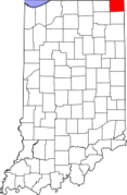 Indiana, Steuben County Locator Map.png