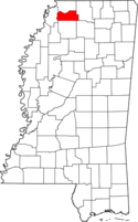 Map of Mississippi highlighting Tate County.png