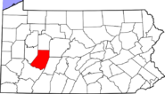 Indiana County PA Map.png