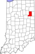 Indiana, Wells County Locator Map.png