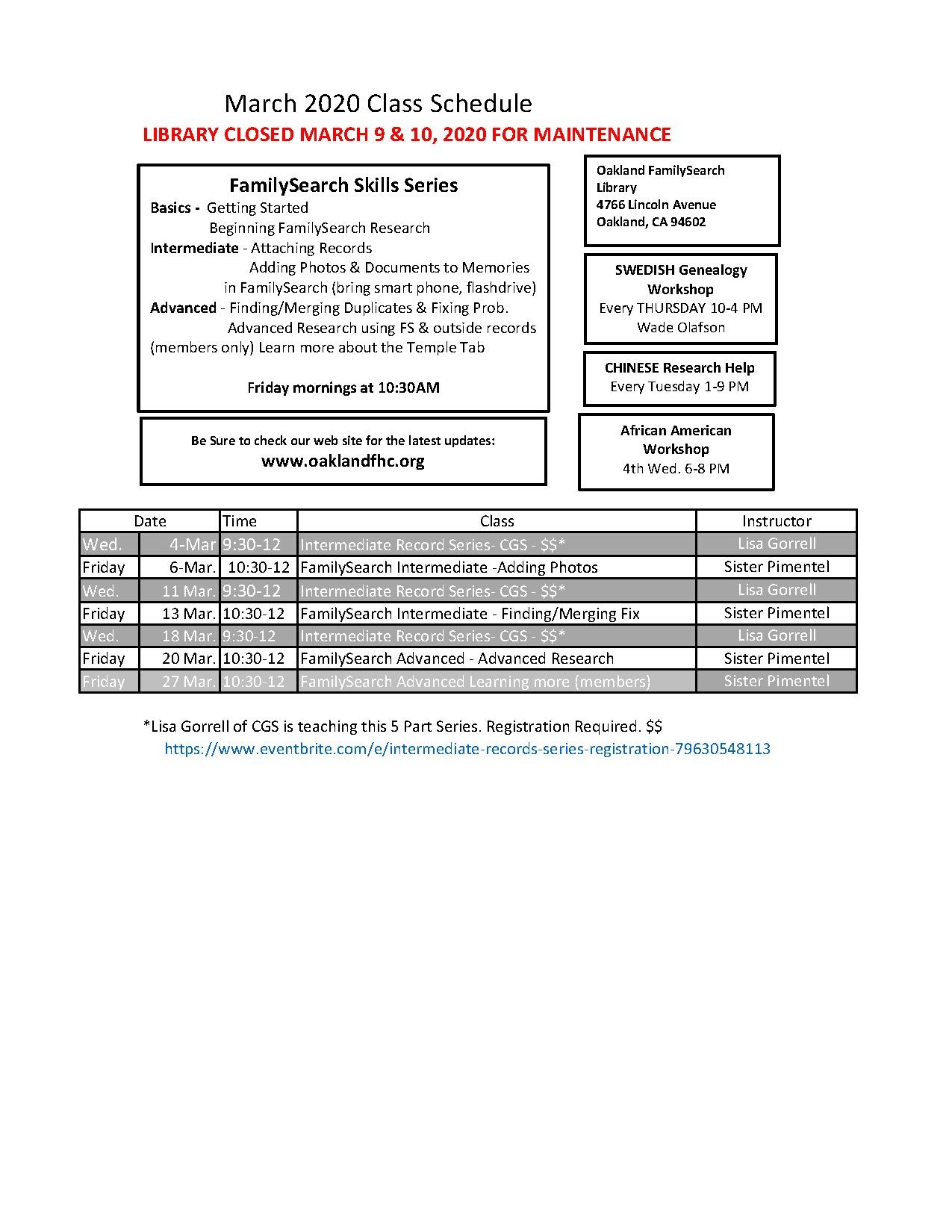 March 2020 Class Schedule rev.pdf