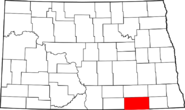 North Dakota Dickey Map.png