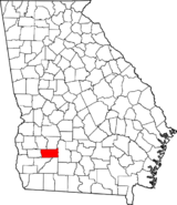Georgia Dougherty County Map.png