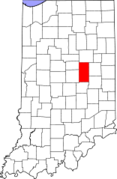 Indiana, Madison County Locator Map.png