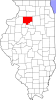 Bureau County map