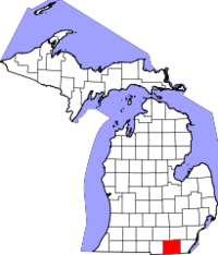 Michigan, Lenawee County Locator Map.png