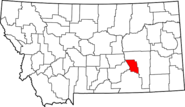 Map of Montana highlighting Treasure County.png