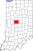 Indiana, Boone County Locator Map.png