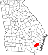 Georgia Brantley County Map.png