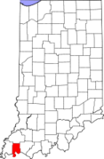 Indiana, Vanderburgh County Location Map.png