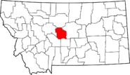 Map of Montana highlighting Judith Basin County.png