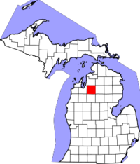 Michigan, Kalkaska County Locator Map.png