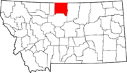 Map of Montana highlighting Hill County.png