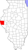 Adams County map