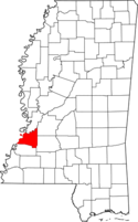 Map of Mississippi highlighting Claiborne County.svg.png