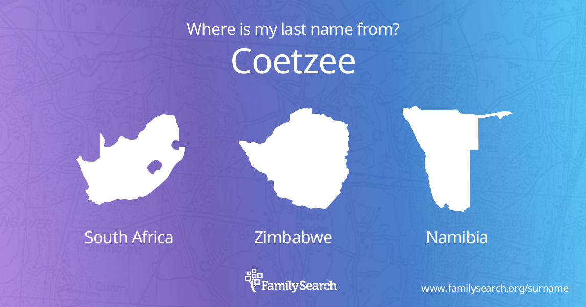 Coetzee name meaning and coetzee family history at familysearch