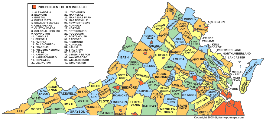 Virginia Counties Map Genealogy Familysearch Wiki