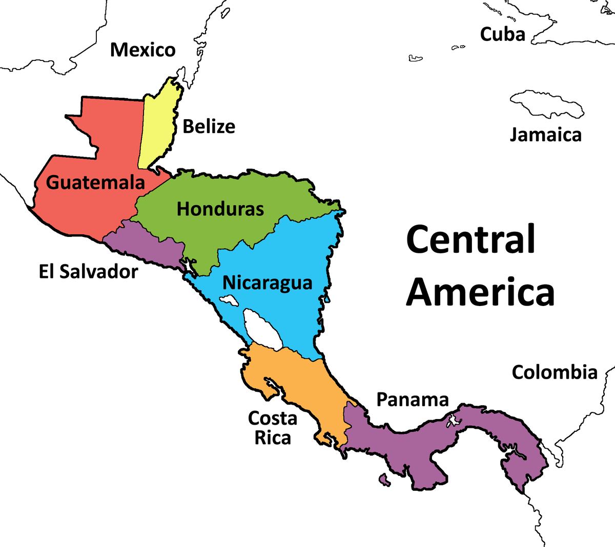 map of central america        <h3 class=