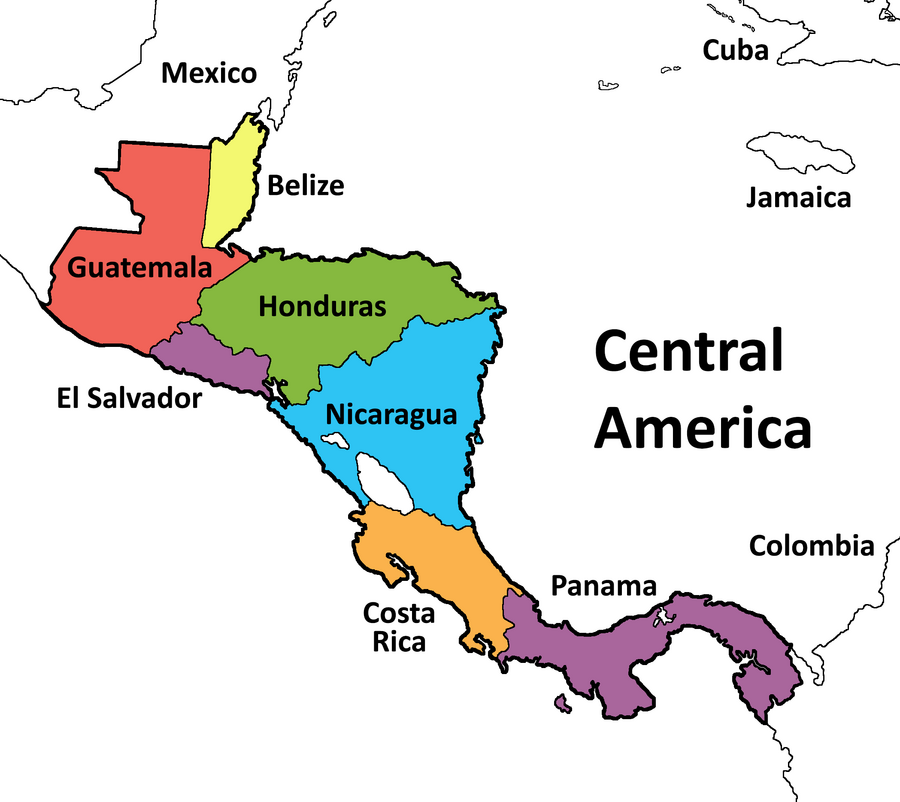 Mapa Politico America Central Mapa Images