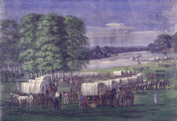 Pioneers Crossing the Plains of Nebraska by C-1-.C.A. Christensen.png
