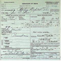 familysearch certificates historical 1918